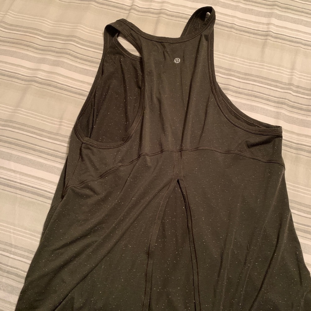 Olive green specked LULU tank